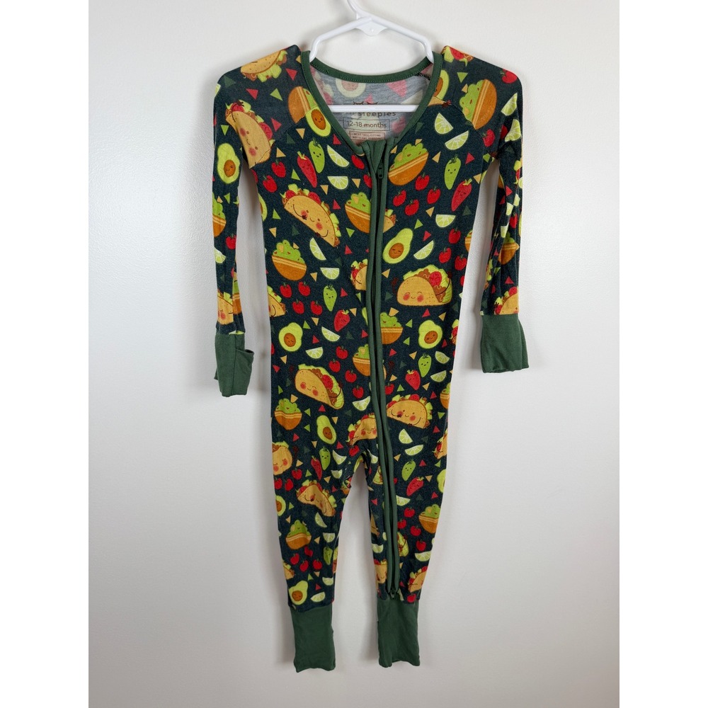 Little Sleepies Taco Time Zippy 12-18 Months
